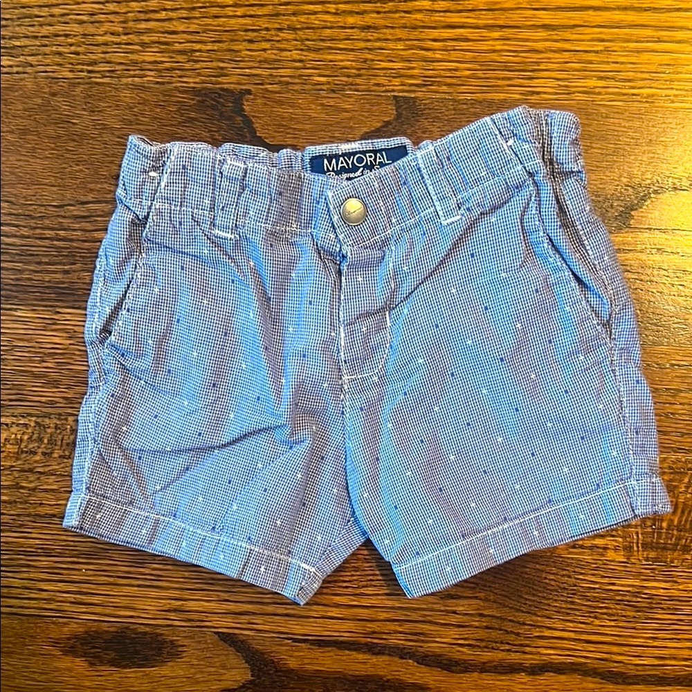 Mayoral Blue Stars and Stripes Kids Shorts